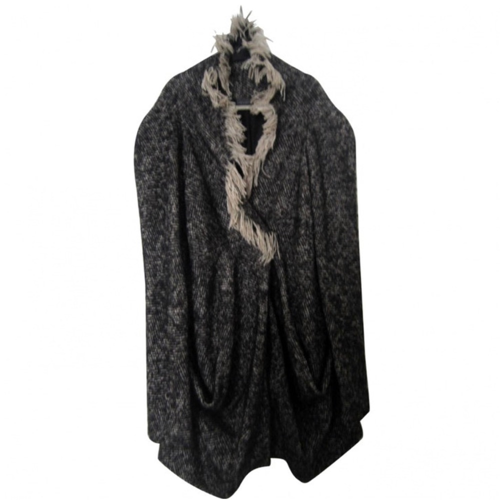 Alexander McQueen Gray Wool And Mohair Coat - Picture 1 of 6